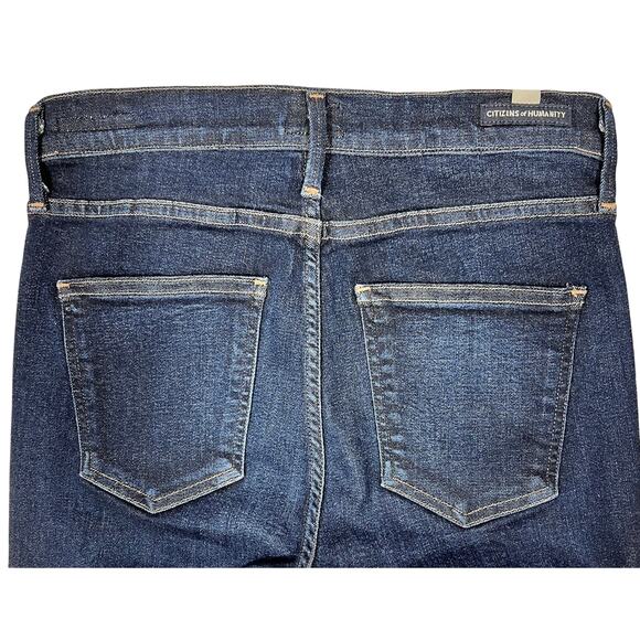 Citizens of Humanity Rocket Skinny Jeans 26" Pearl Studded Hem COH Punk Goth Emo - Picture 9 of 11